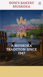 Mobile Screenshot of donsbakery.ca